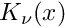 $ K_{\nu}(x) $